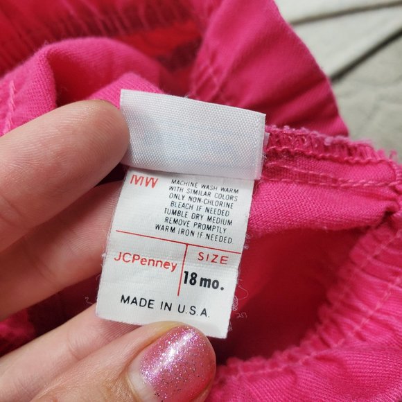 Vintage Toddletime Pink Paperbag Pants 18 months - Picture 8 of 9